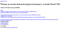 Tablet Screenshot of cms.geosigma.pl