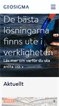 Mobile Screenshot of geosigma.se
